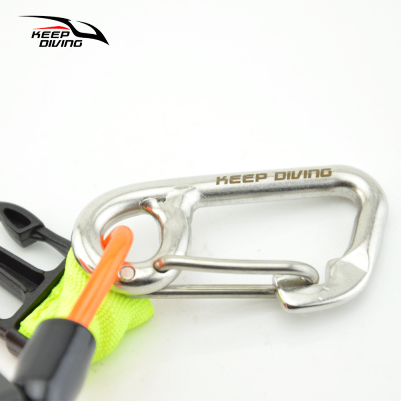 Búvárkamera nyakpántja 316 rozsdamentes acél bevonattalú rugós zsinórral és teleszkópos zsinórral (SSA-FDS21) – KEEP DIVING, Búvár világítás