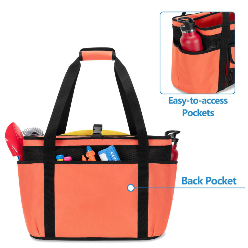 Torba za plivanje, kubnog oblika, personalizabilna, 600D Oxford tkanina, višestruka upotreba