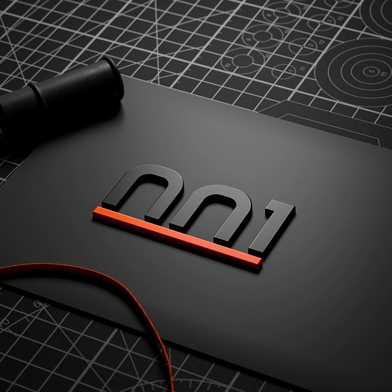 Zeekr 001/007 karosszériás matrica – cinkötvözet, ragasztóval történő felszerelés, LEIXIN, matt fémhatás, sportos stílus