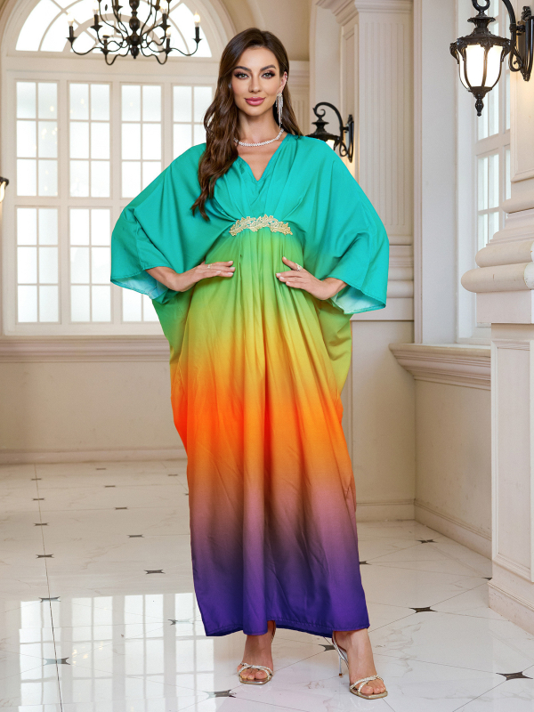 Plažni pokrivalo haljina u stilu robe – Vanjski materijal: rayon; Podstava: rayon; Težina: 280 g; Pogodno za plivanje i hodanje po plitkim vodama