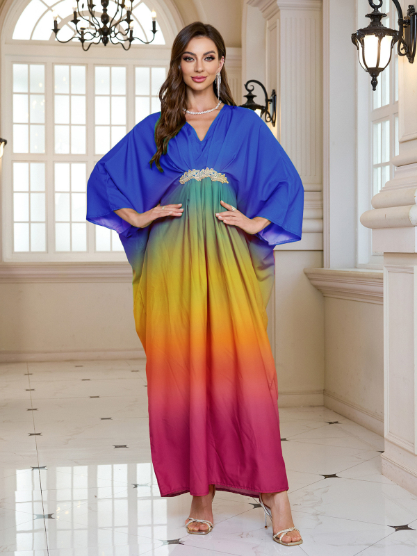 Plažni pokrivalo haljina u stilu robe – Vanjski materijal: rayon; Podstava: rayon; Težina: 280 g; Pogodno za plivanje i hodanje po plitkim vodama
