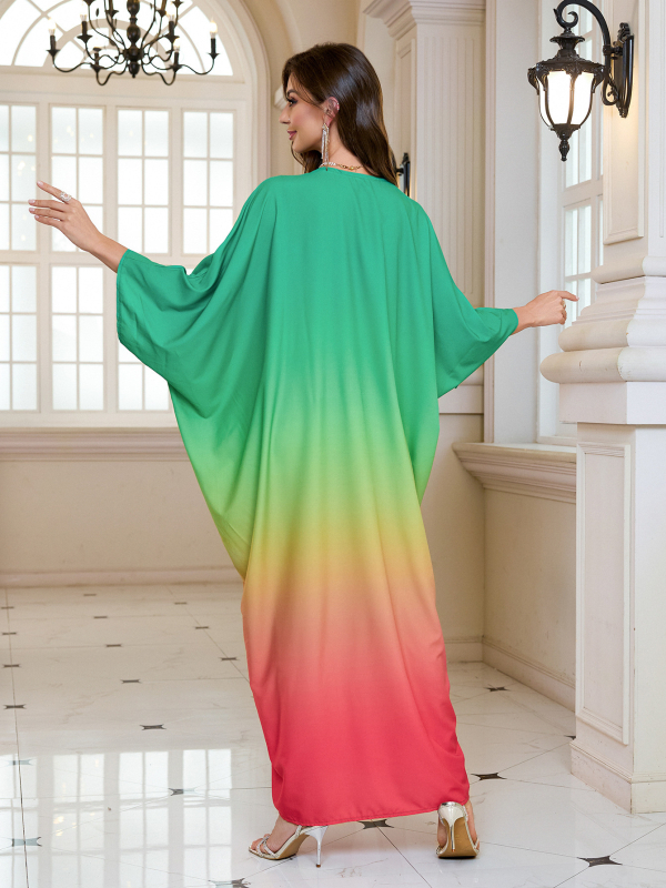 Plažni pokrivalo haljina u stilu robe – Vanjski materijal: rayon; Podstava: rayon; Težina: 280 g; Pogodno za plivanje i hodanje po plitkim vodama