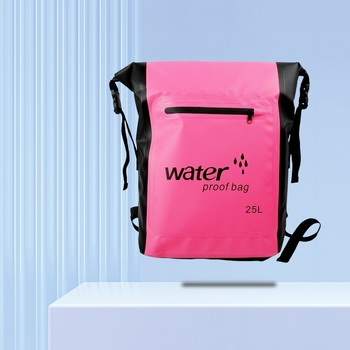 Kültéri vízálló hátizsák PVC-ből, 25 literes kapacitás, ideális búvárkodáshoz, raftinghoz, hegymászáshoz, strandhoz és kempingezéshez