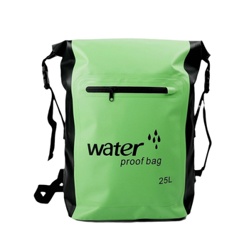 Kültéri vízálló hátizsák PVC-ből, 25 literes kapacitás, ideális búvárkodáshoz, raftinghoz, hegymászáshoz, strandhoz és kempingezéshez