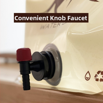 Skladacia vodná taška pre vonkajšie použitie, PE plast, prispôsobiteľné spracovanie, licencovaná súkromná značka