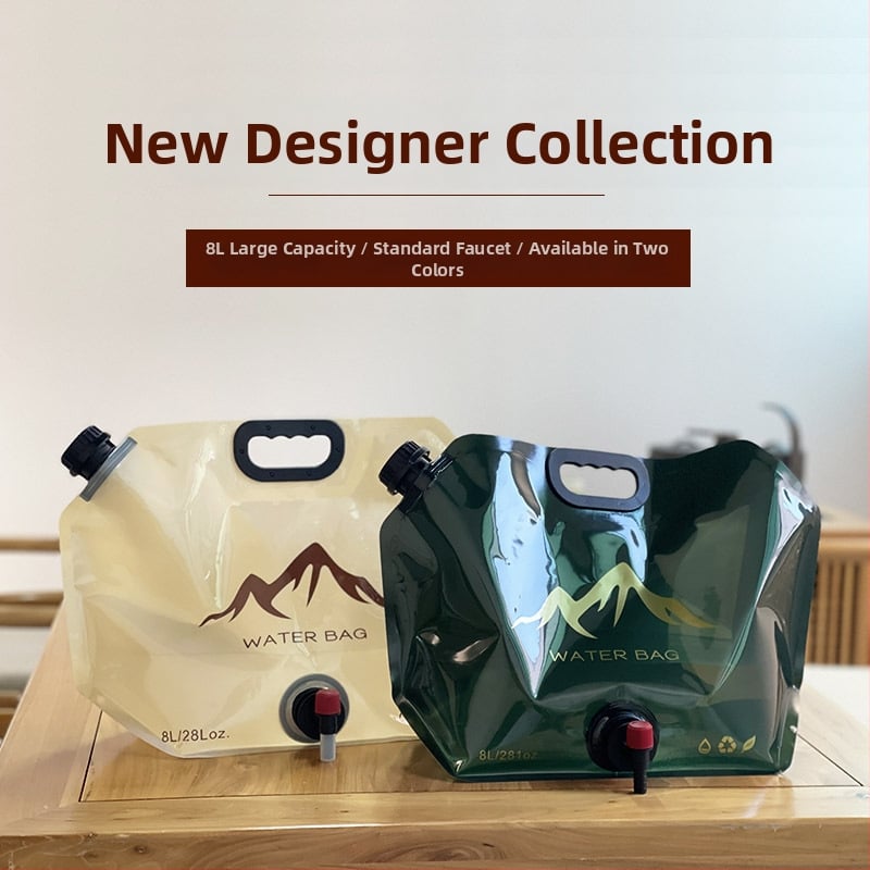 Skladacia vodná taška pre vonkajšie použitie, PE plast, prispôsobiteľné spracovanie, licencovaná súkromná značka
