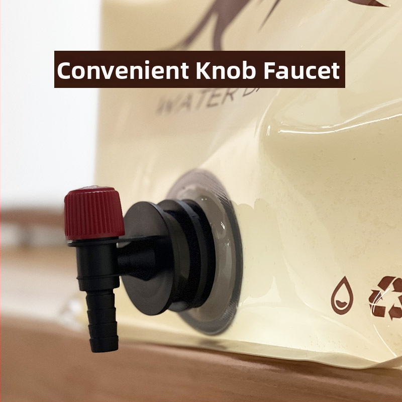 Skladacia vodná taška pre vonkajšie použitie, PE plast, prispôsobiteľné spracovanie, licencovaná súkromná značka