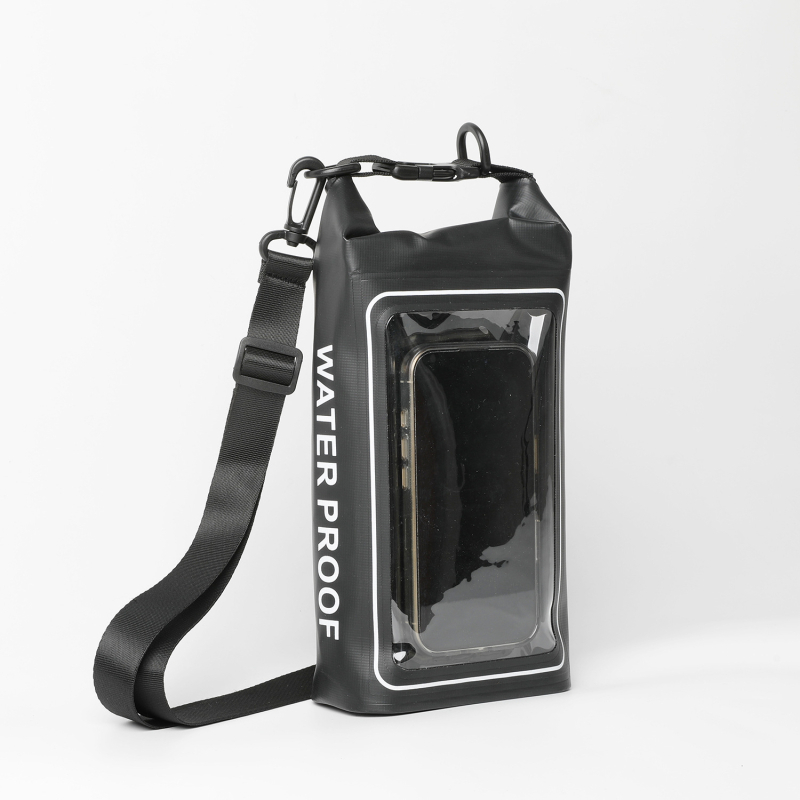 2L vanjska vodootporna crossbody torba za telefon s dodirnim zaslonom – 2 u 1 PVC vodootporna torba