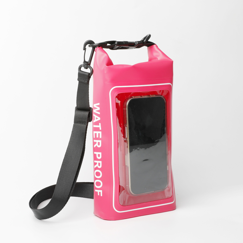 2L vanjska vodootporna crossbody torba za telefon s dodirnim zaslonom – 2 u 1 PVC vodootporna torba