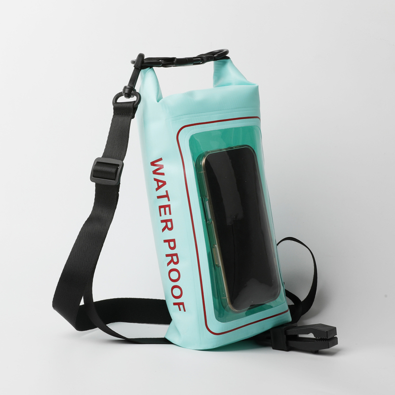 2L vanjska vodootporna crossbody torba za telefon s dodirnim zaslonom – 2 u 1 PVC vodootporna torba
