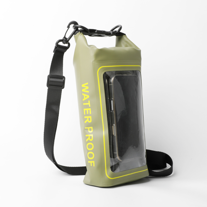 2L vanjska vodootporna crossbody torba za telefon s dodirnim zaslonom – 2 u 1 PVC vodootporna torba