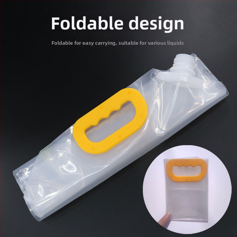 Sklopná vodná taška pre vonkajšie použitie, PE plast, objem 2,5L/5L/10L, pôvod Zhejiang