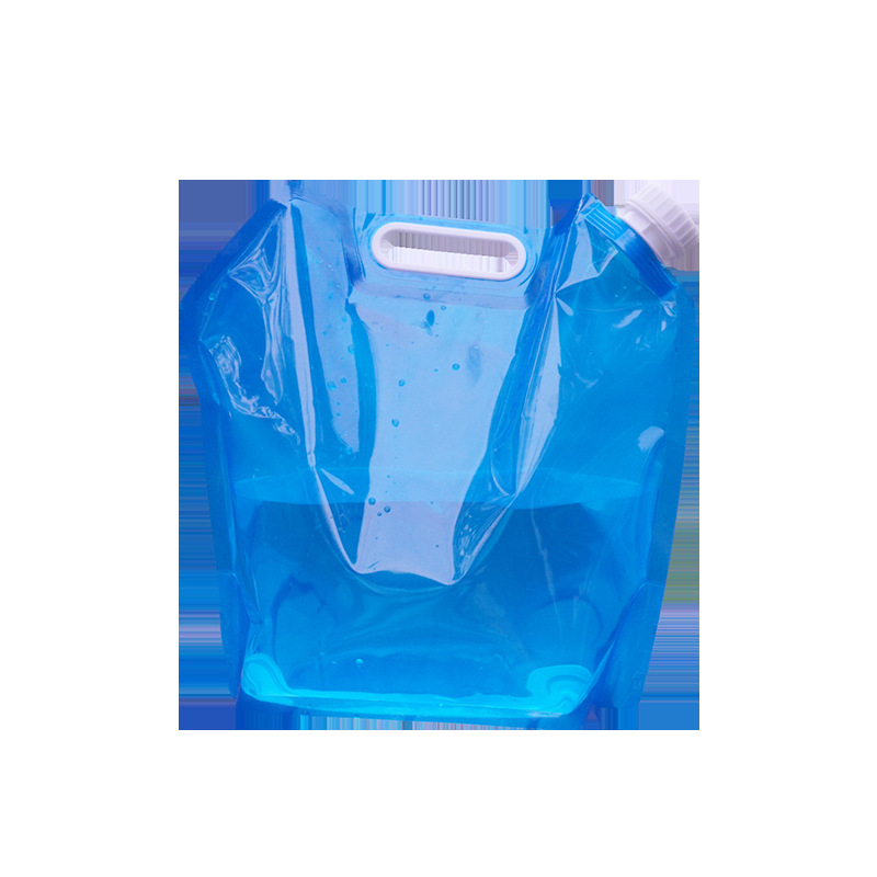 Meigale Αναδιπλούμενο Σάκος Νερού για Υπαίθριο Κατασκήνωση, Φορητό, Μεγάλη Χωρητικότητα, PE Πλαστικό, Προσαρμοζόμενο Πακέτο