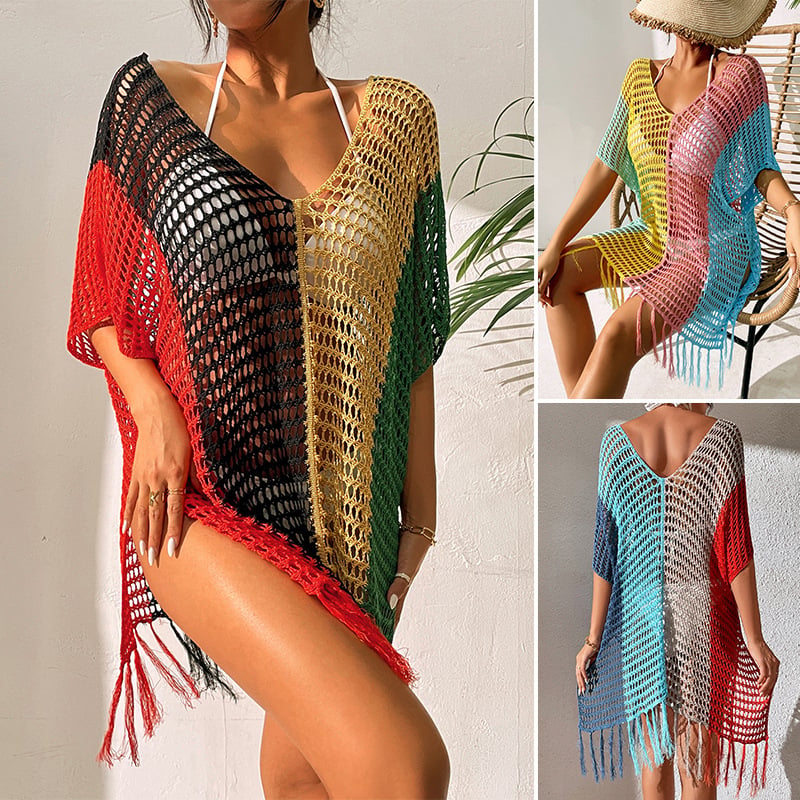 Plažni cover-up za bikini, 18–30 godina, 100% poliester, 224 g/m², podstava 100% poliester, stil: plažni set za par