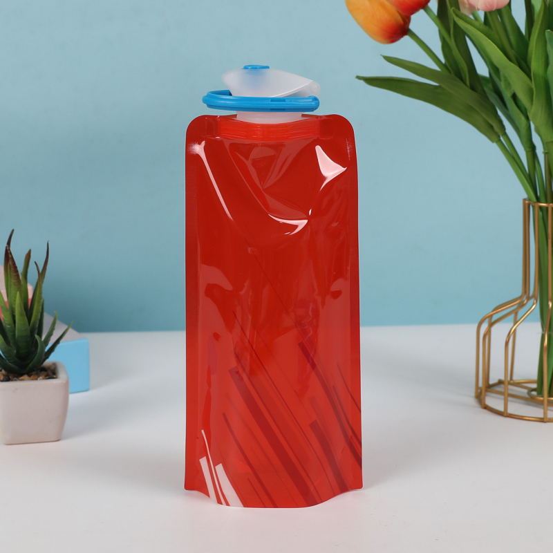 Laughing Kado φορητή αναδιπλούμενη σακούλα νερού, PE πλαστικό τροφίμων, δυνατότητα εκτύπωσης λογότυπου