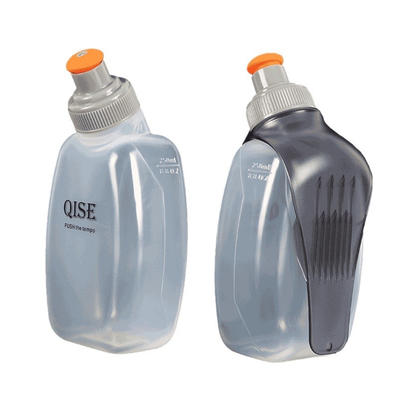 QISE sportska boca 250ml, PP plast, prehrambena kvaliteta, s tiskanim logom