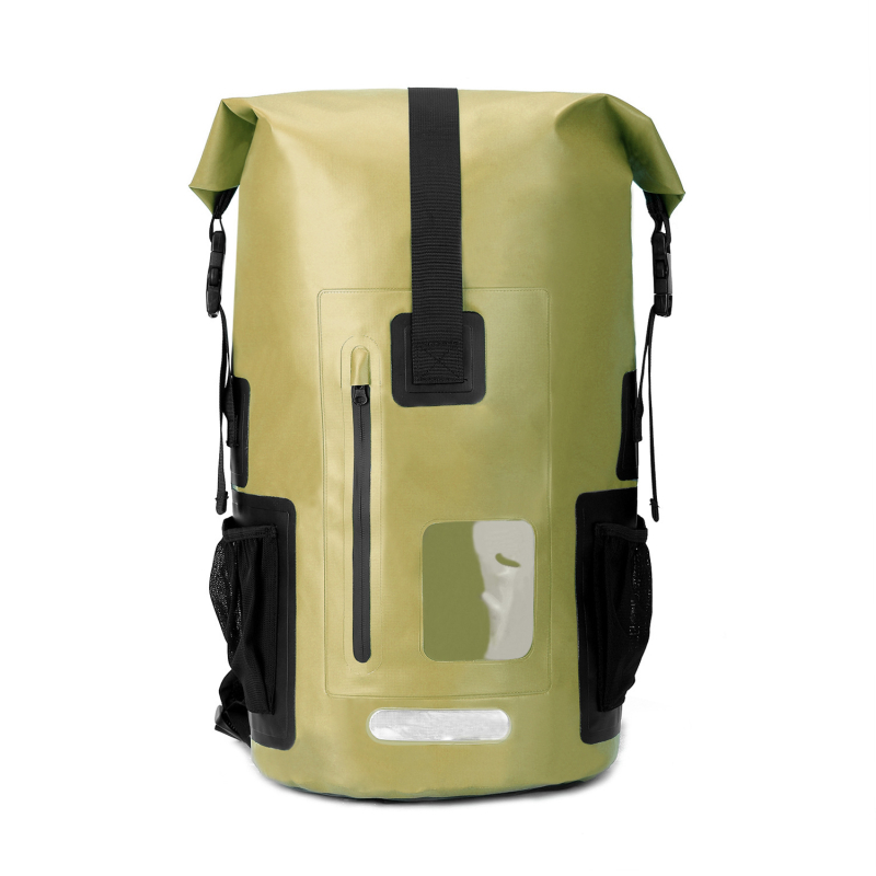 Vanjski vodootporni ruksak za planinarenje i kampiranje, PVC materijal, vodootporna tkanina, kapacitet 35L, unisex za odrasle
