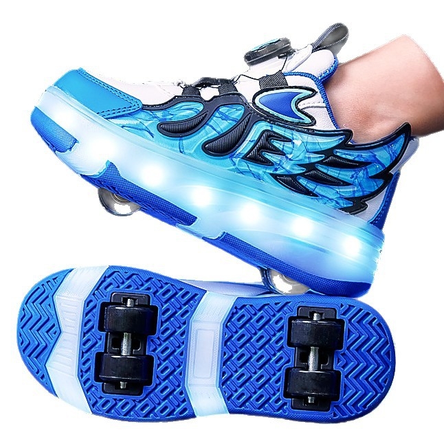 Wheely's Heelys за деца, PU двуколесни колела, универсални за момчета и момичета