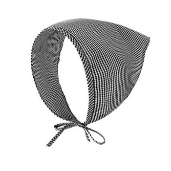 Ženski karirani trokutasti šal za kosu, romb oblik, tkanina, ljetna kolekcija 2024