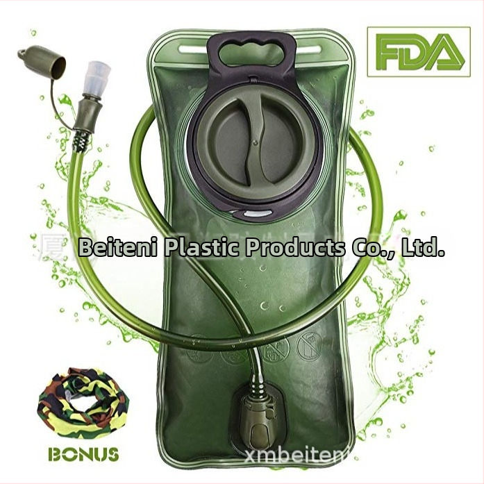 BTN Skládací vak na vodu pre turistiku – športový štýl, PEVA/PE, potlačené logo, prispôsobiteľné