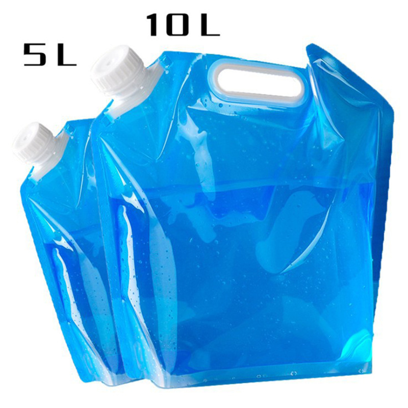Vanjska sklopiva vodena torba – 5L/10L, vodootporna tkanina, prijenosna za planinarenje i kampiranje