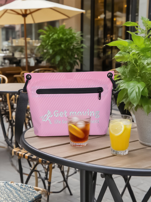 Vanjsku vodootpornu crossbody torbu s karbonskom mrežom, pogodnu za plažu, kampiranje i fotografiranje