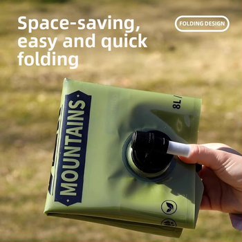 Yihan Skladací vak na vodu pre vonkajšie použitie, PVC plast, veľká kapacita, prenosný systém na skladovanie vody pre kempovanie a turistiku