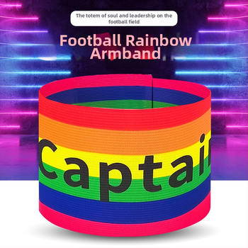 Brățară de căpitan pentru fotbal, nylon, Velcro, bandă elastică, ajutor de antrenament