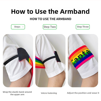 Brățară de căpitan pentru fotbal, nylon, Velcro, bandă elastică, ajutor de antrenament