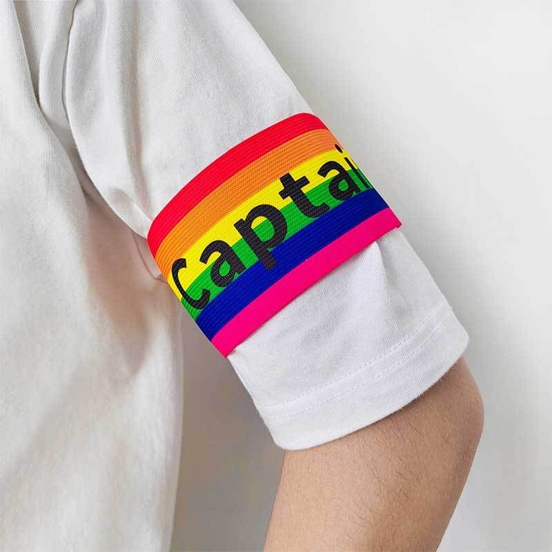Brățară de căpitan pentru fotbal, nylon, Velcro, bandă elastică, ajutor de antrenament