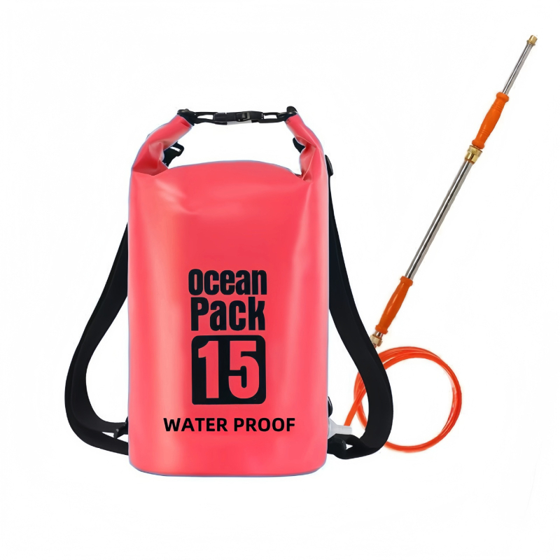 Rucsac de apă pentru exterior: țesătură PVC tip plasă, material impermeabil, unisex, potrivit pentru adulți și copii, pentru scufundări și activități în aer liber