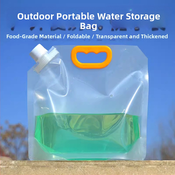 Skladaná vonkajšia vodná taška, s veľkou kapacitou, potravinárske PVC na skladovanie vody pre kempovanie