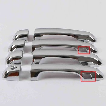 Διακοσμητικά αυτοκόλλητα λαβής πόρτας για Toyota 4Runner 2010–2018 – ABS, μοντέλο 101205, εξατομίκευση, διακόσμηση