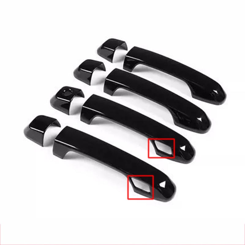 Διακοσμητικά αυτοκόλλητα λαβής πόρτας για Toyota 4Runner 2010–2018 – ABS, μοντέλο 101205, εξατομίκευση, διακόσμηση