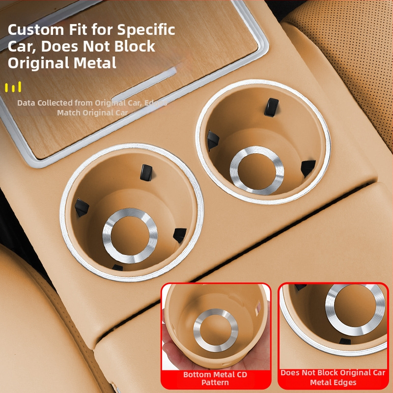 R7 stredná konzola podložka pod poháre, silikón, prispôsobiteľná, bez loga, značka Car cool