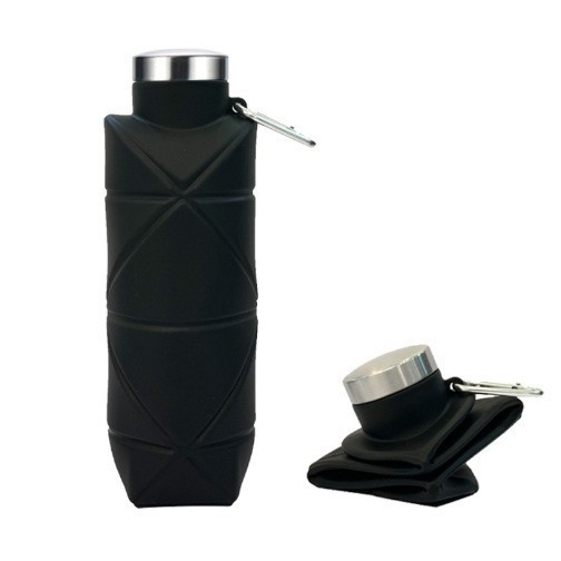 Sklopiva silikon vodena boca za outdoor korištenje, prijenosna i otporna na curenje