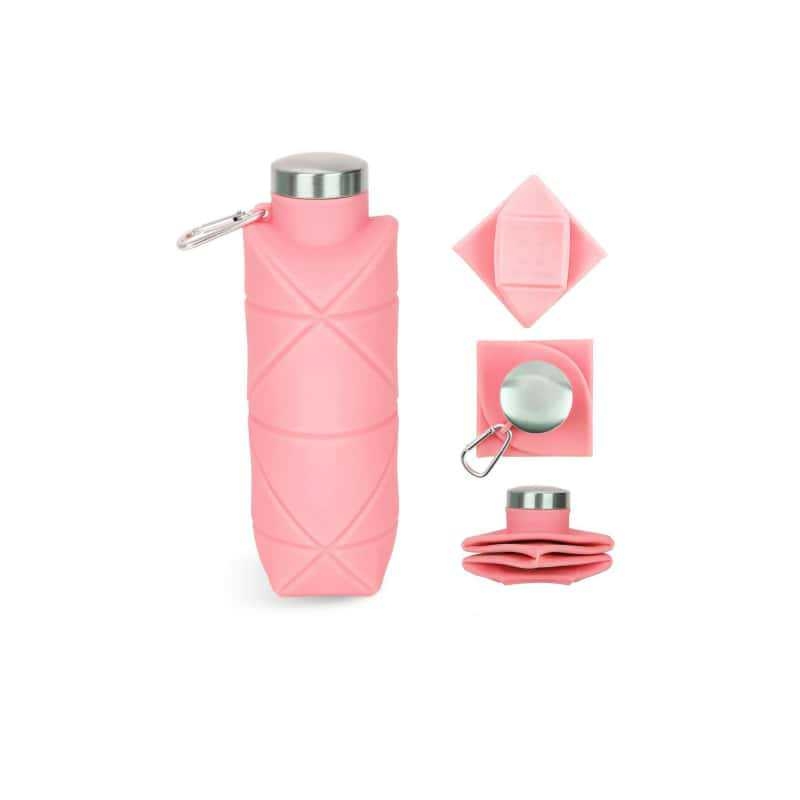 Sklopiva silikon vodena boca za outdoor korištenje, prijenosna i otporna na curenje