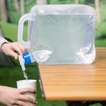 Xiangchen Συρόμενο Πτυσσόμενο Σάκο Νερού, PE Πλαστικό, Φορητό για Υπαίθρια Χρήση και Αυτοκίνητο