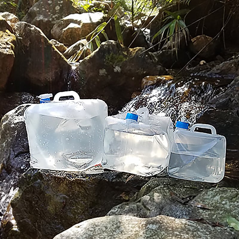 Xiangchen Συρόμενο Πτυσσόμενο Σάκο Νερού, PE Πλαστικό, Φορητό για Υπαίθρια Χρήση και Αυτοκίνητο