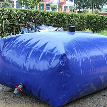 PVC воден балон за съхранение на вода, сгъваем резервуар, за напояване при засушаване и за извънредна употреба на открито