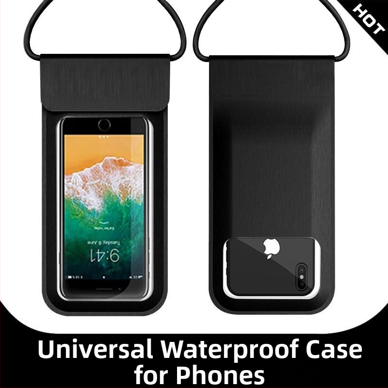 PU kožené puzdro na telefón s dotykovým displejom, univerzálne kompatibilné s Huawei a Apple, odolné voči vode a prachu