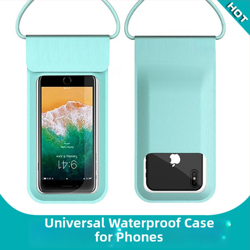 PU kožené puzdro na telefón s dotykovým displejom, univerzálne kompatibilné s Huawei a Apple, odolné voči vode a prachu