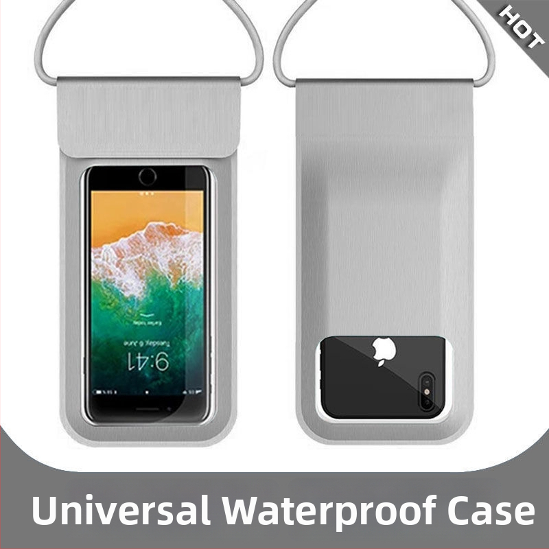 PU kožené puzdro na telefón s dotykovým displejom, univerzálne kompatibilné s Huawei a Apple, odolné voči vode a prachu