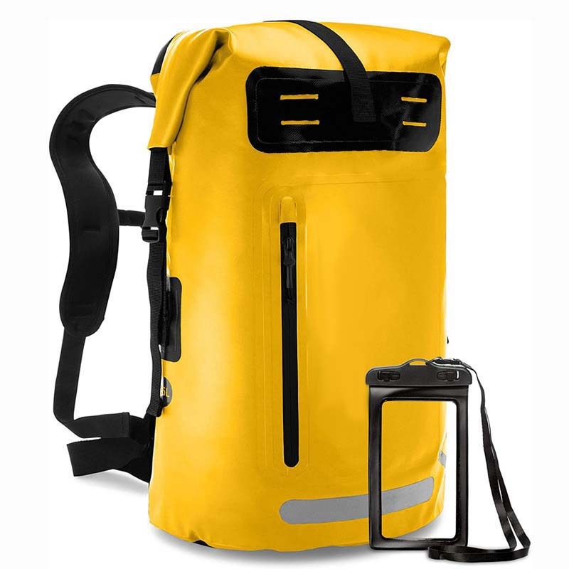 35L vodootporan ruksak za outdoor aktivnosti: vožnja biciklom, kampiranje, vodeni sportovi, s odjeljkom za suho i mokro