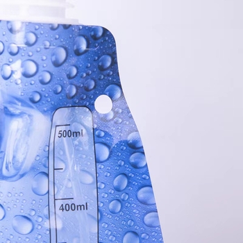 Sklopiva vrećica za zalijevanje, prijenosna, 500 ml kapaciteta, samostojeća, mlaznica za raspršivanje biljaka