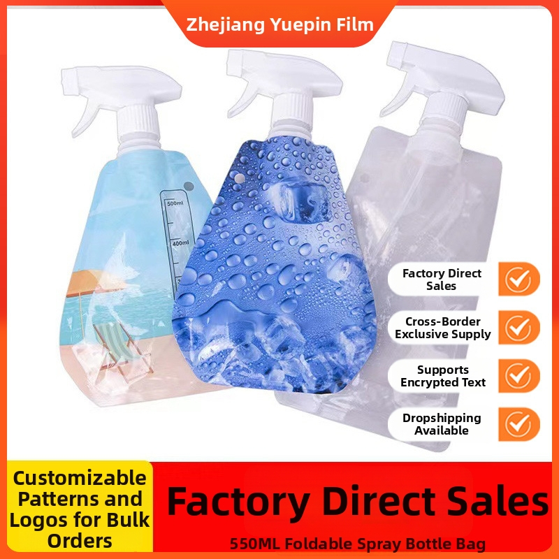 Sklopná taška na zalievanie, prenosná, objem 500 ml, samostatne stojaca, dýza na postrek pre rastliny