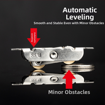 Top valley scriple pentru ferestre din plastic-otel, set 4 buc., stil Light Luxury