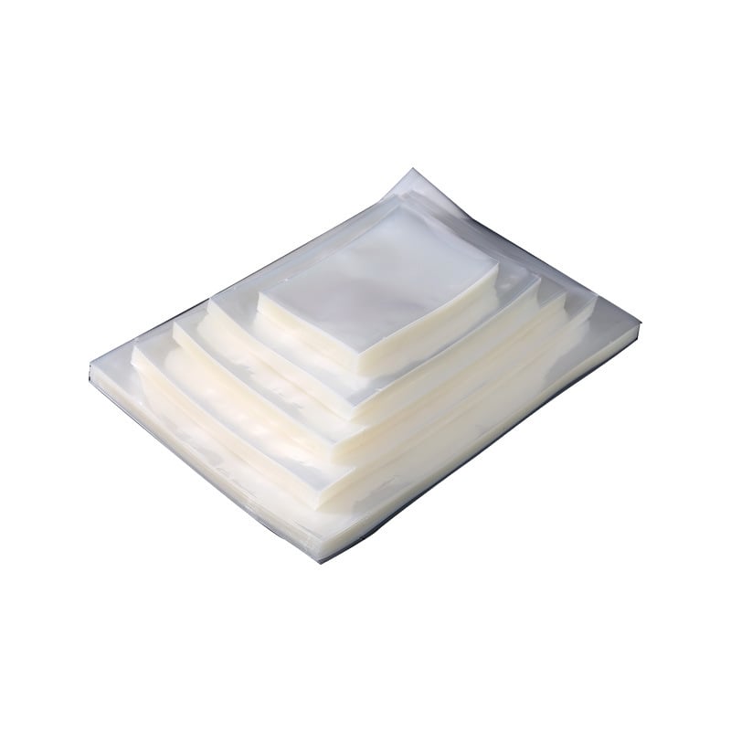 Poliészter vákuum tasak élelmiszer-tároláshoz, átlátszó, négyszögletes vagy téglalap alakú