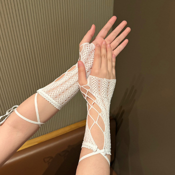 Mănuși, fibră de vâscoză, 100% material, stil proaspăt și dulce, toamnă 2024