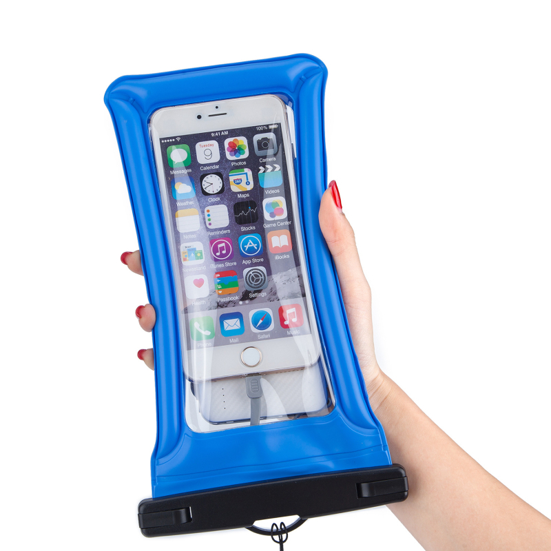 PVC velika vodootporna torbica za telefon s osjetnim zaslonom, zatvorena za plažu, plivanje i ronjenje